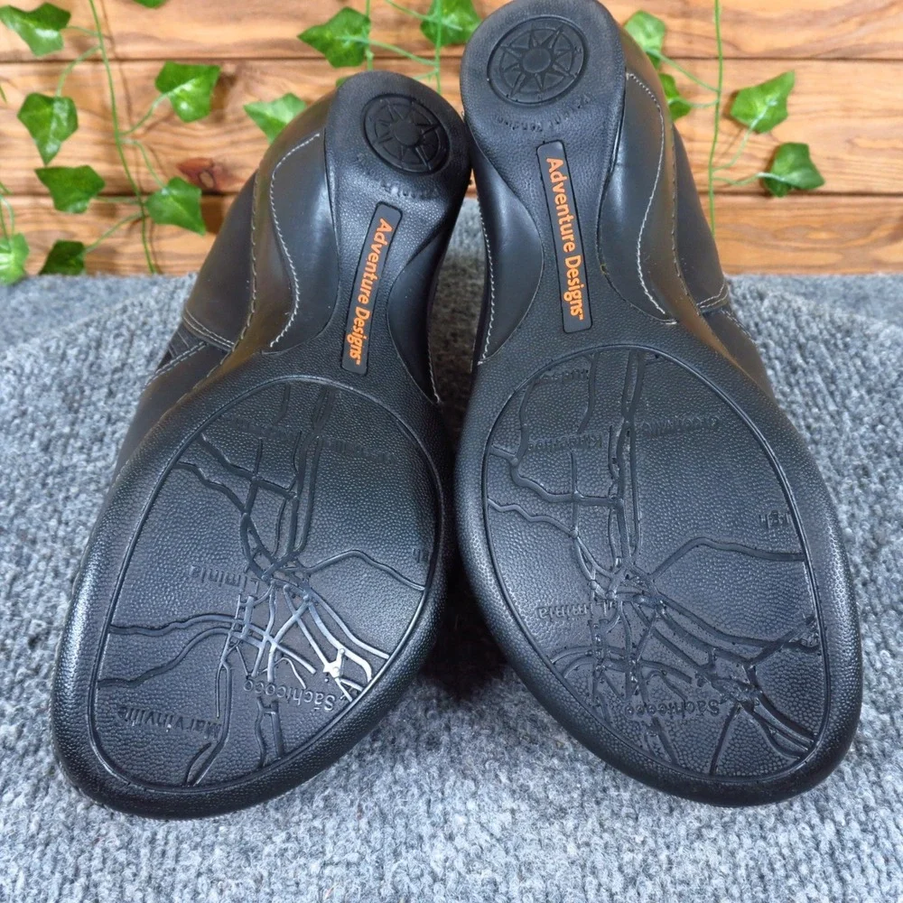JBU Jambu Trail Women Wedge Slip On Shoes‎ Size 9.5 Casual Walking Black Vegan